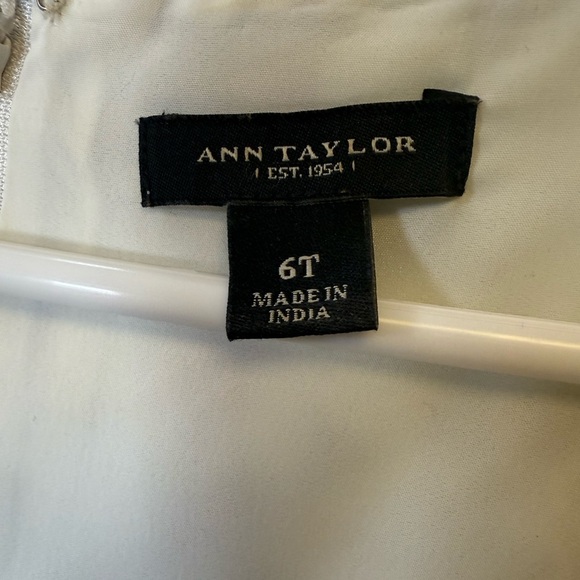 Ann Taylor Floral Sleeveless Cotton Sheath Dress Midi Length Women’s Size 6T - Picture 9 of 11